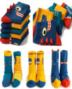 Children's 3Y-5Y Set of 5 cartoon dinosaur crew colorful socks for boys-KS55